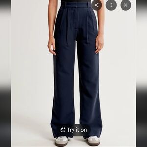 Abercrombie & Fitch Navy Trouser